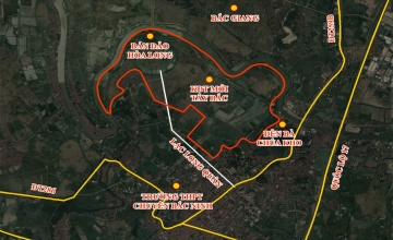 VỊ TRÍ VINHOMES HÒA LONG BẮC NINH